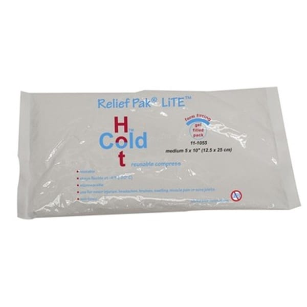 Fabrication Enterprises 5 x 10 in. Relief Pak Lite Reusable Hot & Cold Pack - Each FA129162 - main